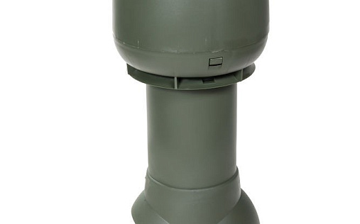 Вентиляционный выход Vilpe диаметром 125/ИЗ/500 мм Зелёный