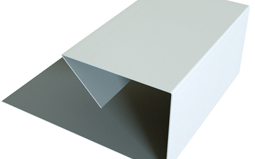 Планка П-образная завершающая сложная 20x30 Grand Line с покрытием Satin 0,5 мм RAL 9003