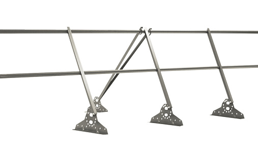 Кровельное ограждение Grand Line RAL 9006, 900 мм x 3 м