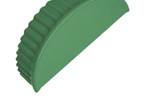 Торцевая заглушка Grand Line с покрытием Полиэстер 0,45 мм RAL 6002