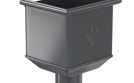 Водосборная воронка квадратная Aquasystem Премиум 150/100 мм, Pural, RR 23