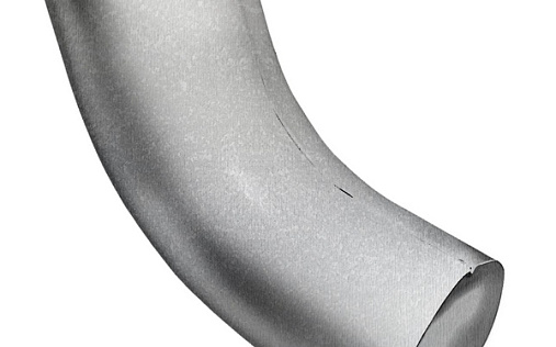 Колено трубы 60° Grand Line Optima 90 мм Оцинкованный