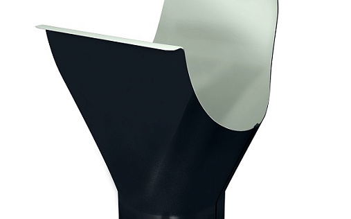Воронка желоба Grand Line Optima 125/90 мм RAL 7024