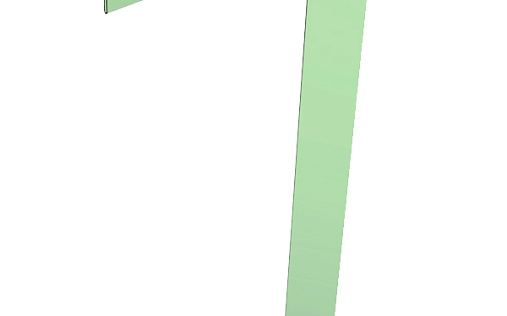 Торцевая кровельная планка фальц 65x97 Grand Line с покрытием Полиэстер 0,45 мм RAL 6019