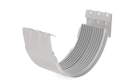 Соединитель желоба Эконом 125 мм RAL 9003