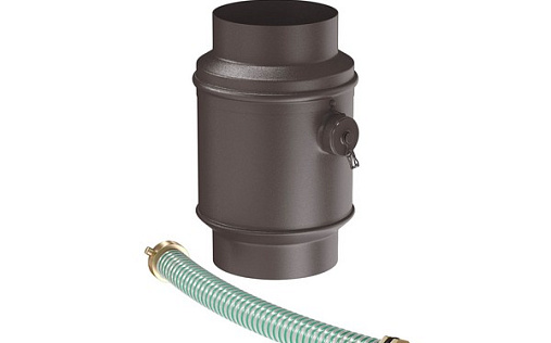 Цилиндрический водосборник Aquasystem Премиум 100 мм, Pural Matt, RR 32