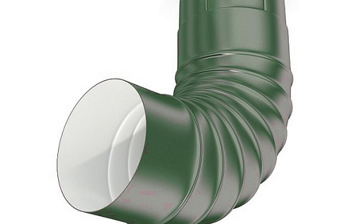 Колено трубы 100 мм Эконом 120 градусов RAL 6005