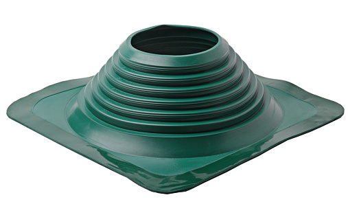 Проходка прямая Master Flash №8 диаметром 178-330 мм, 420х420 мм, зелёный, силикон