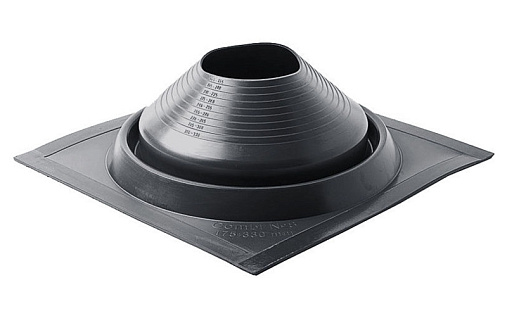 Проходка Комби Master Flash №8 диаметром 175-330 мм, 465х465 мм, тёмно-серый, EPDM термостойкая