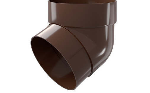 Колено круглой трубы ПВХ Grand Line Классика 67° градусов RR 32