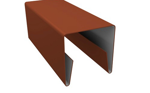 Планка П-образная заборная 24 с покрытием Print Elite 0.45 мм