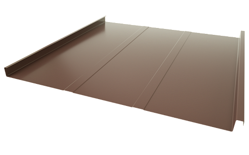 Двойной стоячий фальц Line Grand Line RAL 3005 с покрытием Drap 0.45 мм