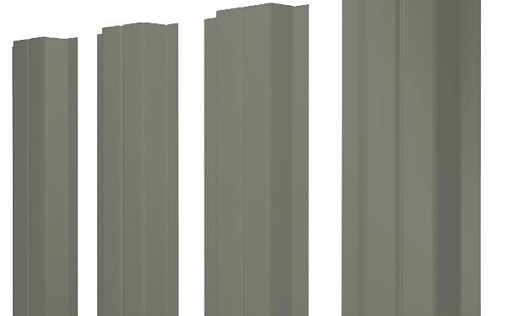 Штакетник Grand Line П-образный В с покрытием Полиэстер 0,45 мм RAL 7005