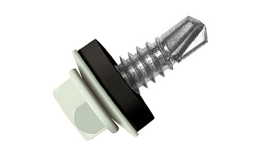 Кровельный саморез по металлу Daxmer 5,5x32 RAL 7038 (250 шт) сверло №3