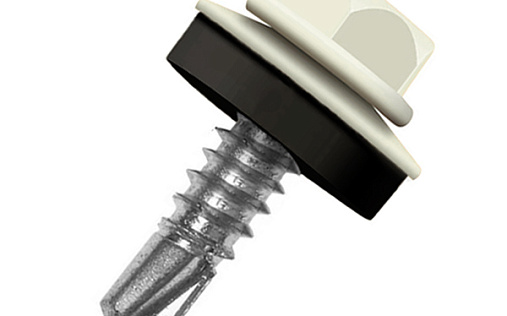 Кровельный саморез по металлу Daxmer 4,8x19 RAL 9002 (250 шт) сверло №2