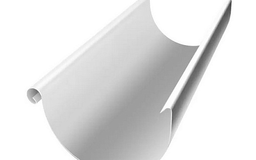 Желоб полукруглый Grand Line 125 мм 3 м RAL 9003