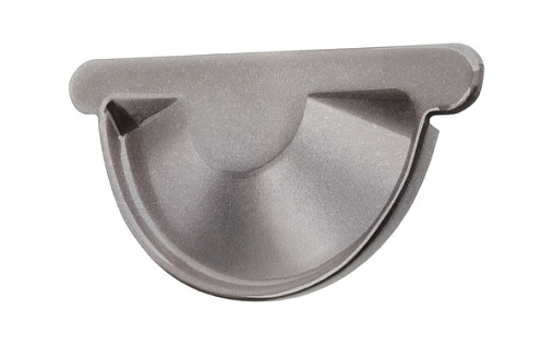 Заглушка желоба Grand Line Optima 125 мм Оцинкованный