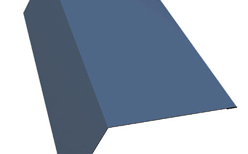 Широкая карнизная планка 100x85 Grand Line с покрытием Полиэстер 0,7 мм RAL 5005