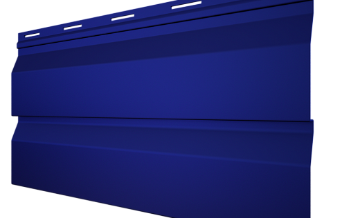 Металлический сайдинг Металл Профиль Корабельная доска RAL 5002 с покрытием Полиэстер 0.5 мм