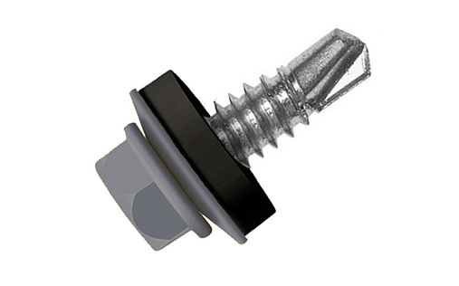 Кровельный саморез по металлу Daxmer 5,5x32 RAL 7024 (250 шт) сверло №3