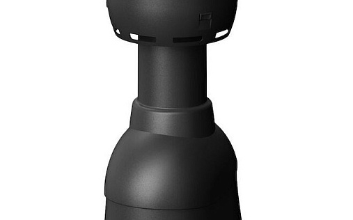 Дефлектор скатный Vilpe Alipai Flow 110 мм, труба 380 мм Чёрный