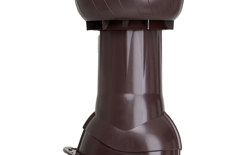 Комплект вентиляции Gervent Static ИЗ 125/160 мм для фальца и гибкой черепицы Коричневый