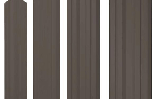 Штакетник фигурный Grand Line Twin с покрытием Полиэстер двусторонний Matt 0,4 мм RR 32