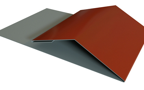 Планка финишная Блок-Хаус new Grand Line с покрытием Satin Matt 0,5 мм RAL 8004