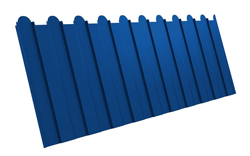 Фигурный профнастил С8-1150 (A) с покрытием Полиэстер 0.45 мм RAL 5005