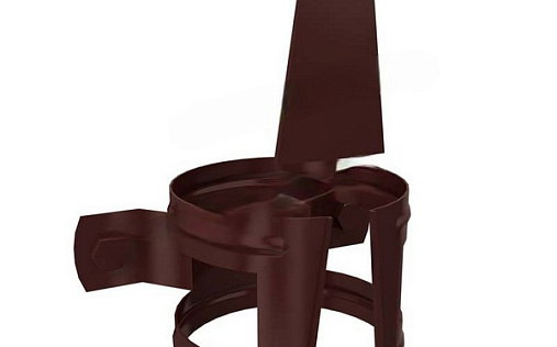 Кронштейн трубы на дерево 90 мм Металл Профиль GS Lite RAL 8017