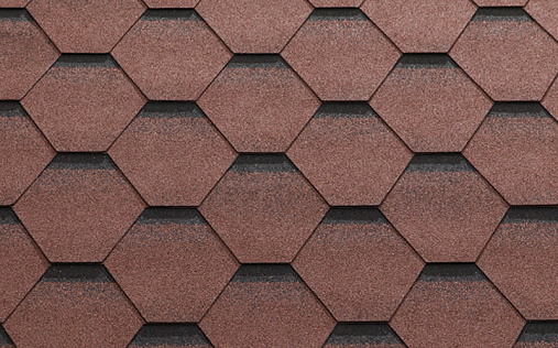 Гибкая черепица Katepal Katrilli Осенний красный (Катепал Катрилли)