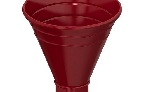 Водосборная воронка желоба Металл Профиль Foramina 100/300 мм RAL 3005