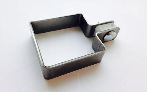 Крайний хомут оцинкованный