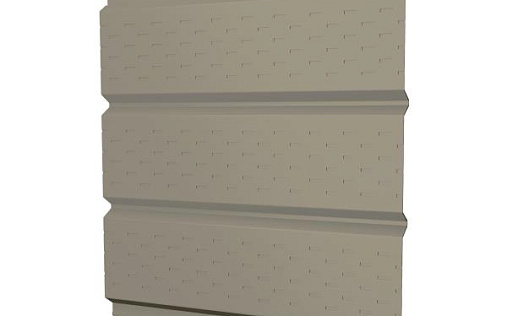 Металлический софит с полной перфорацией Grand Line с покрытием Полиэстер 0,45 мм RAL 9006