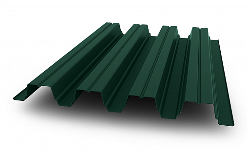 Профнастил Н75-750 0,9 мм Полиэстер RAL 6005