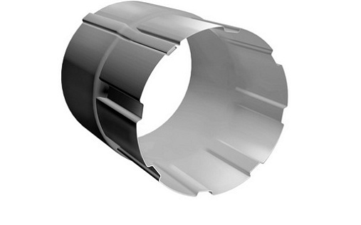 Соединитель трубы Grand Line 90 мм RAL 9003