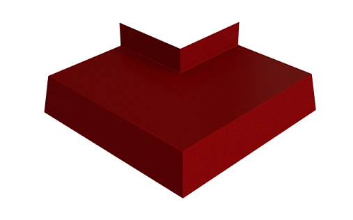 Угол отлива 100 внешний Grand Line с покрытием Полиэстер 0,45 мм RAL 3005