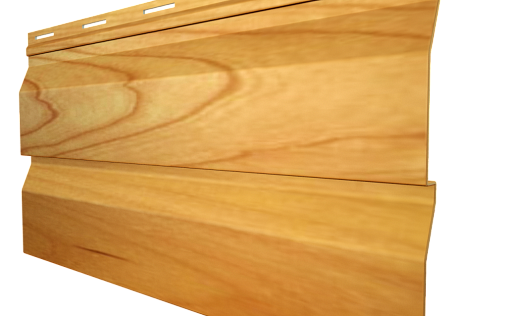 Металлический сайдинг Grand Line Корабельная доска Cherry Wood с покрытием Colority Print 0.45 мм
