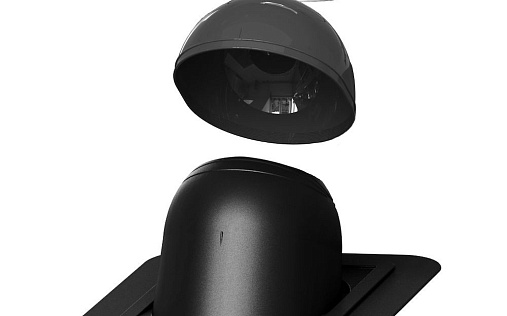 Проходной элемент Vilpe Piippu No.2 круглый Чёрный