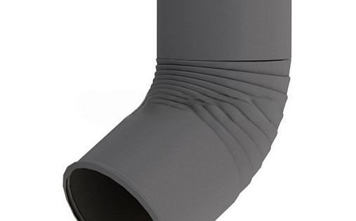 Отмет трубы 120 градусов 150 мм RAL 7004