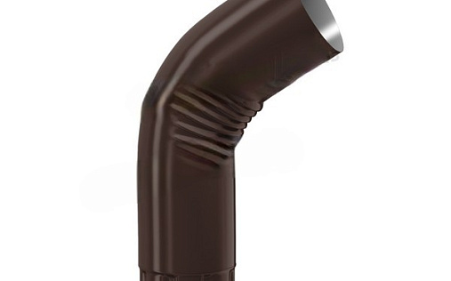 Колено трубы Металл Профиль Проект 60 градусов 150 мм RAL 8017