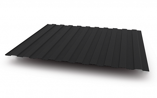 Профнастил С8-1150x2000 с покрытием Полиэстер RAL 9004