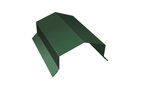 Парапетная крышка угольная 200 мм с покрытием GreenCoat Pural 0.5 мм