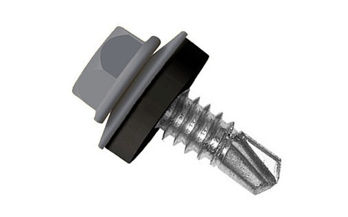 Кровельный саморез по металлу Daxmer 5,5x19 RR 23 (250 шт) сверло №3