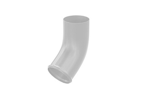 Отмет трубы 100 мм Эконом 120 градусов RAL 9003