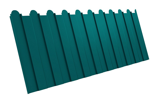 Фигурный профнастил С8-1150 (A) с покрытием Полиэстер 0.45 мм RAL 5021