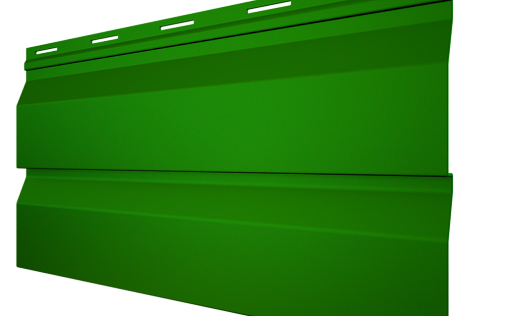 Металлический сайдинг Металл Профиль Корабельная доска RAL 6002 с покрытием Полиэстер 0.5 мм