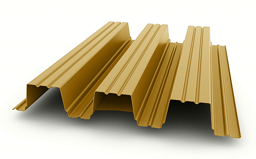 Профнастил Н114-750 0,7 мм Полиэстер RAL 1014