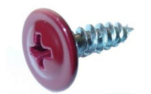 Саморезы с прессшайбой острая окрашенные