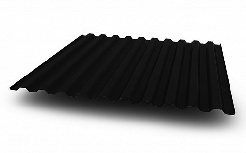 Профнастил С21-1000 0,35 мм Полиэстер RAL 9004